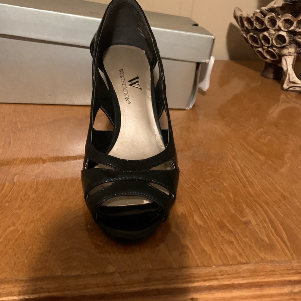 Black low heels